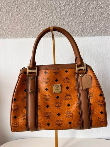 Mcm visetos boston bag - visetos,