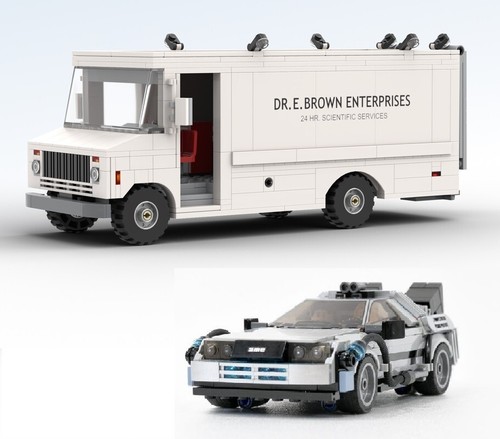 Bttf doc brown truck und - brown,