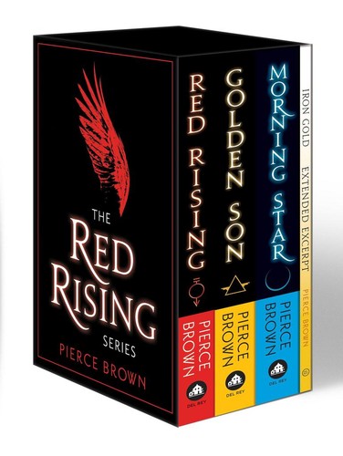 Red rising book box - red, |
