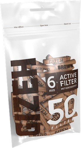 Gizeh activ filter 50er - activ, beutel
