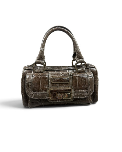 Vintage guess brown crocodile - vintage,
