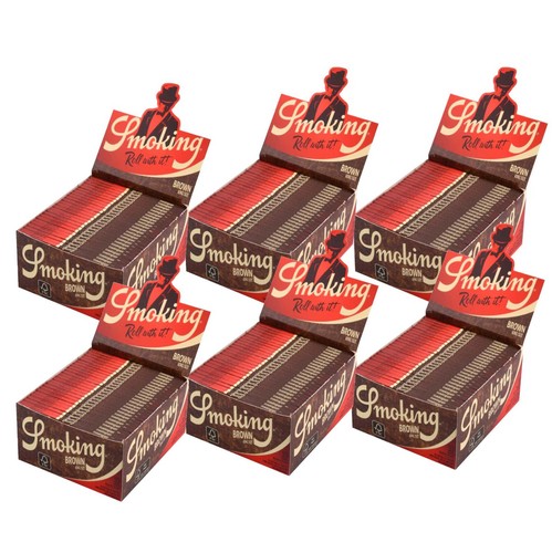 Cartine smoking marrone lunghe - marrone,